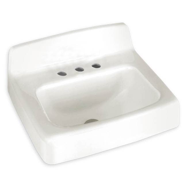 American Standard Regalyn™ Cast Iron Wall-Hung Sink With 8-Inch Widespread
