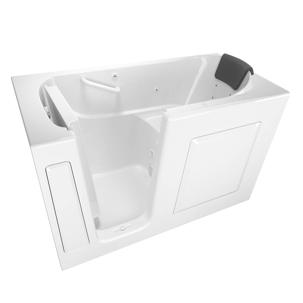 American Standard Gelcoat Premium Series 30 x 60 -Inch Walk-in Tub With Whirlpool System - Left-Hand Drain