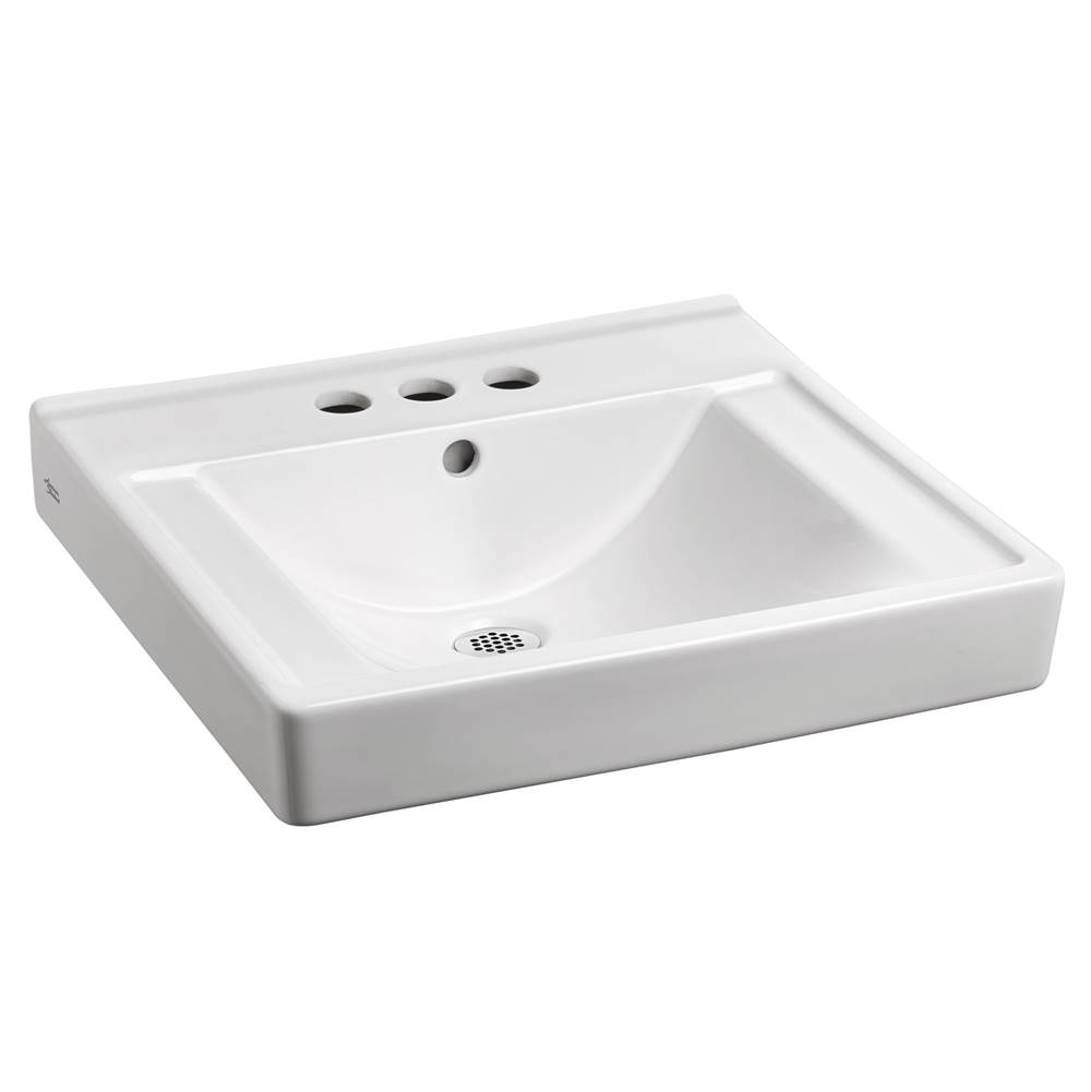 American Standard Decorum® Wall-Hung EverClean® Sink With 4-Inch Centerset