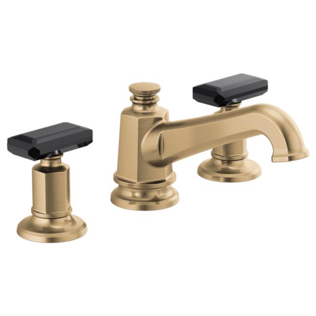 Brizo Invari® Widespread Lavatory Faucet with Angled Spout - Less Handles 1.5 GPM