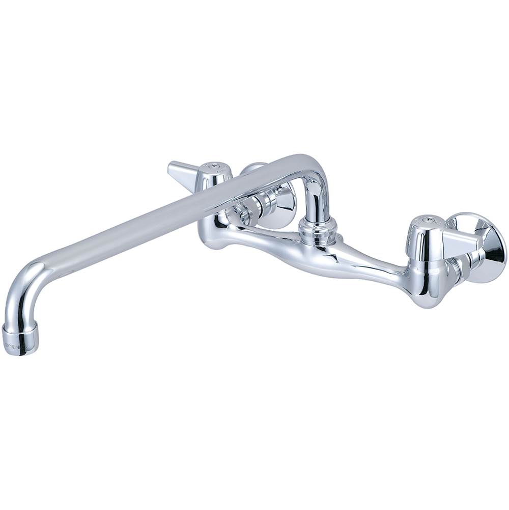 Central Brass Kitchen-Wallmount 7-7/8'' To 8-1/8'' Two Canopy Hdls 14'' Tube Spt-Pc