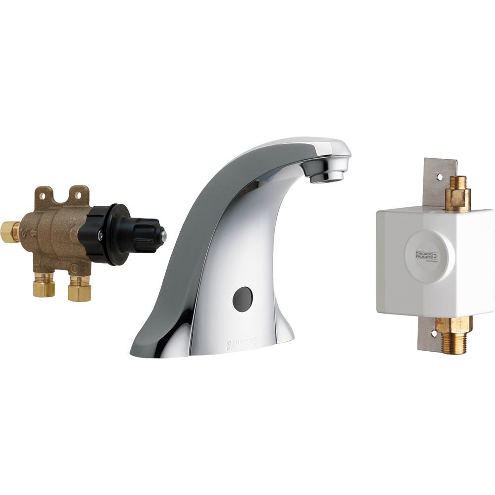 Chicago Faucets WALL MNT LESS SPOUT AC INT MIX