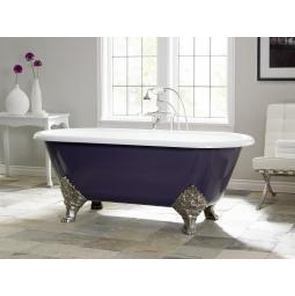 Cheviot Products CARLTON Cast Iron Bathtub with Faucet Holes
