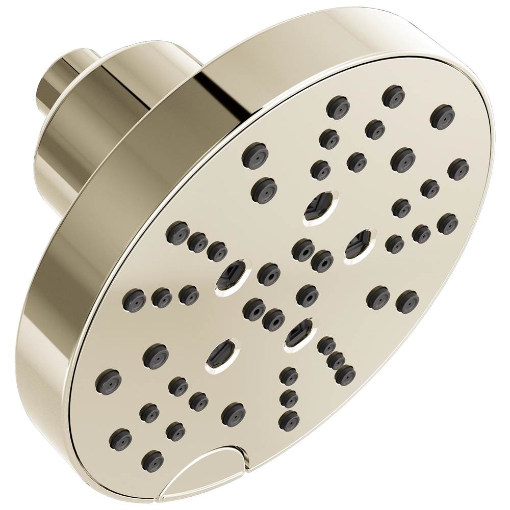 Delta Faucet Universal Showering Components H2Okinetic® 5-Setting Contempoary Round Raincan Shower Head