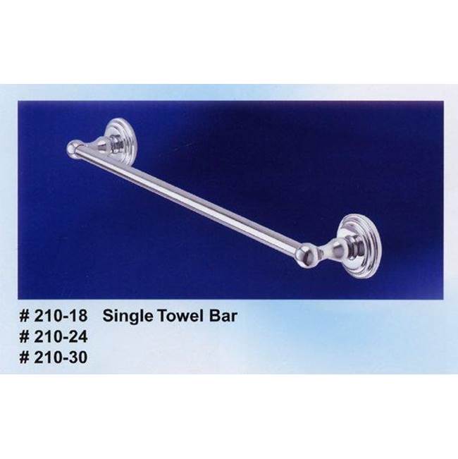 Empire Industries BENTLEY STAINLESS STEEL 24'' TOWEL BAR POLISHED BRASS