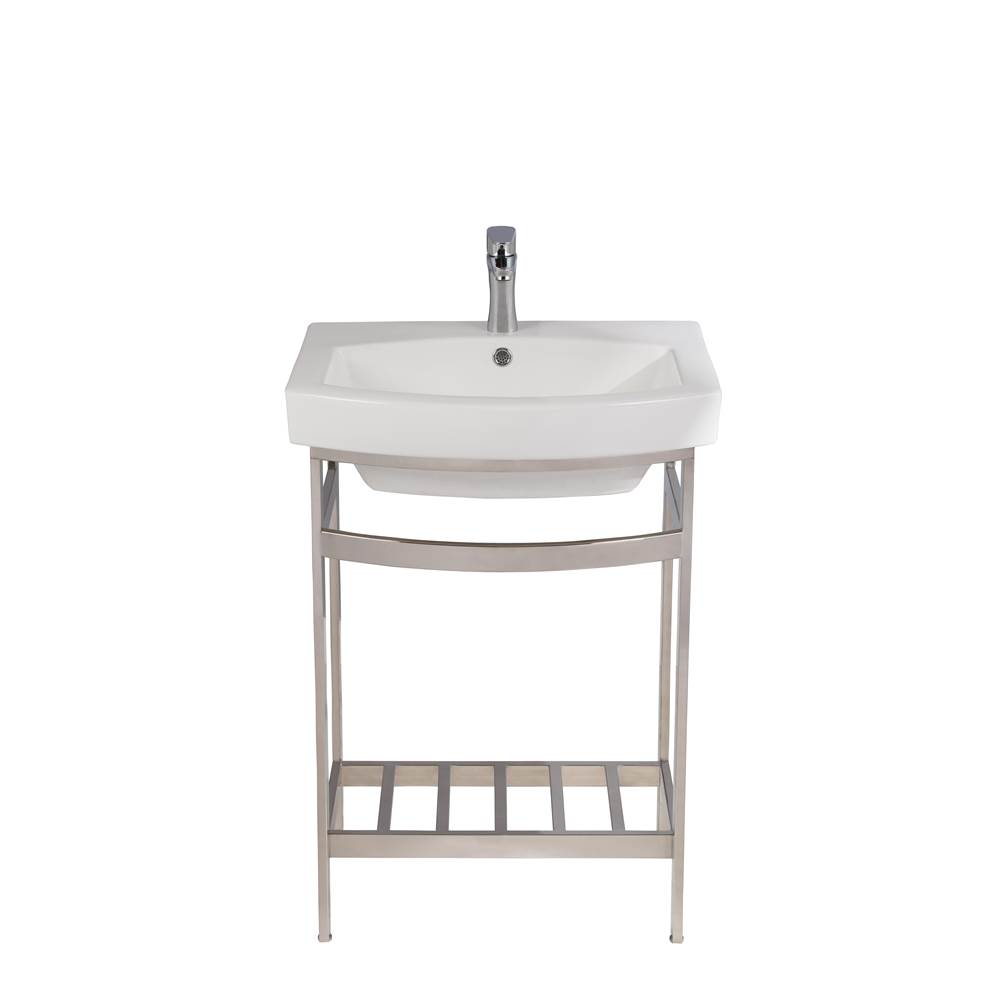 Empire Industries NEW SOUTH BEACH FOR ROYALE 24 POLISHED STAINLESS STEEL CONSOLE