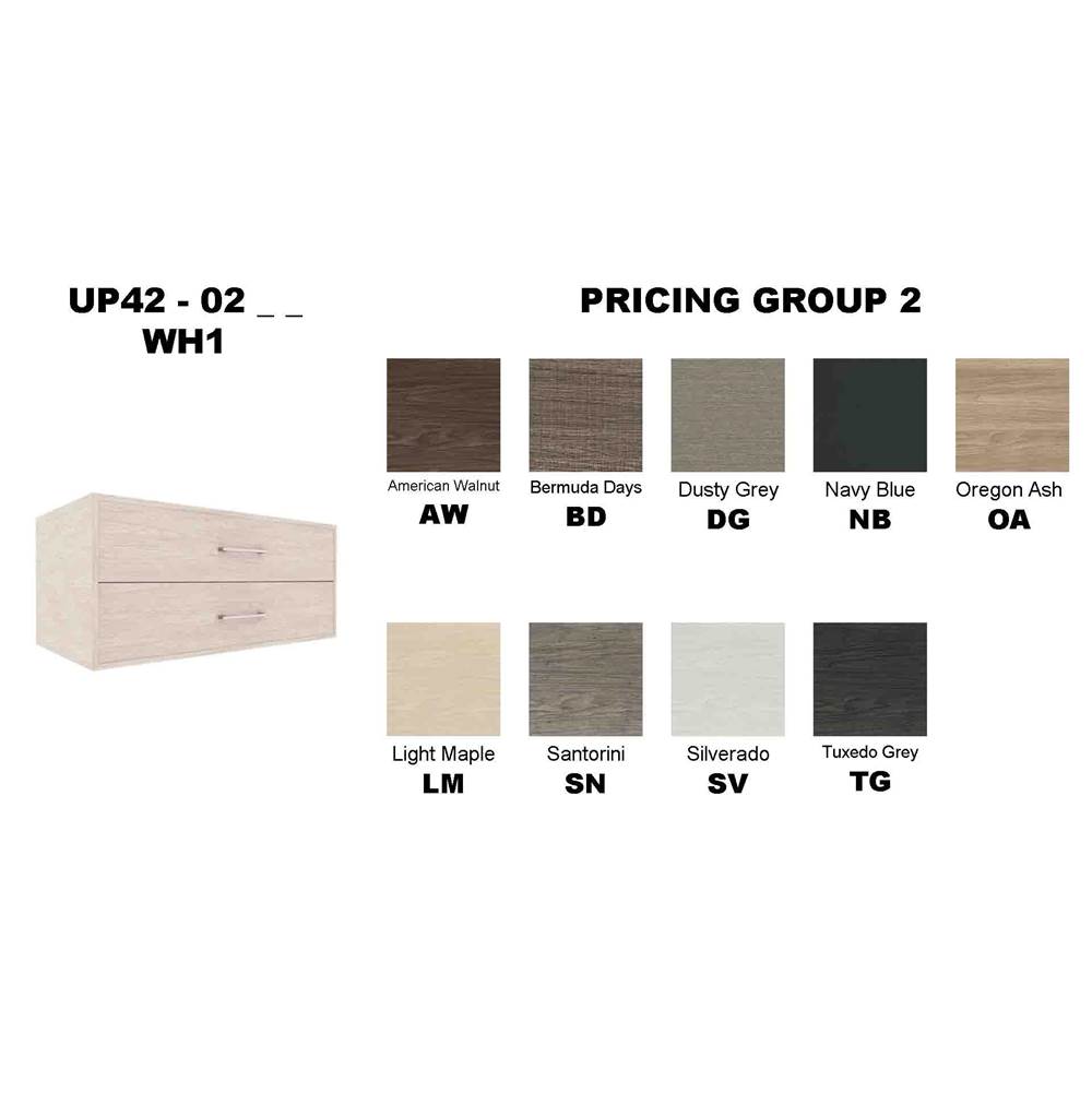 Empire Industries UPTOWN 42 FOR 43X22 2-DRAWERS IN SANTORINI