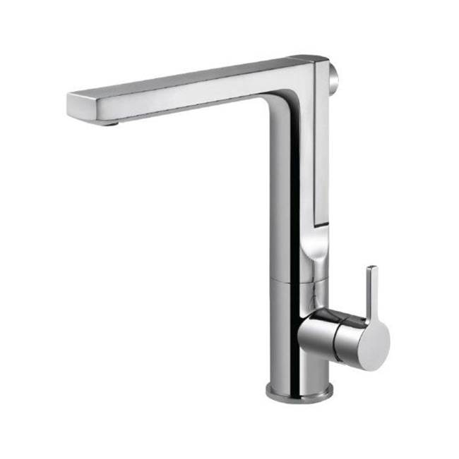Hamat Integrated Rear Pull Up Handspray Kitchen Faucet in Polished Chrome