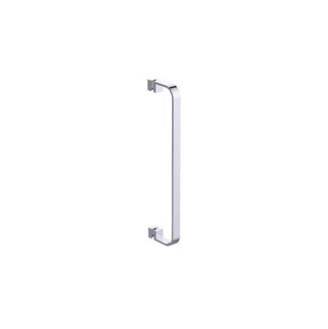 Kartners COLOGNE - 8-inch Single Shower Door Handle-Brushed Nickel