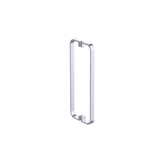 Kartners COLOGNE - 12-inch Double Shower Door Handle-Matte White