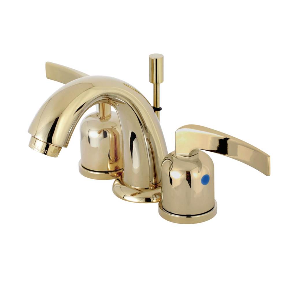 Kingston Brass Centurion Widespread Bathroom Faucet, Polished Brass