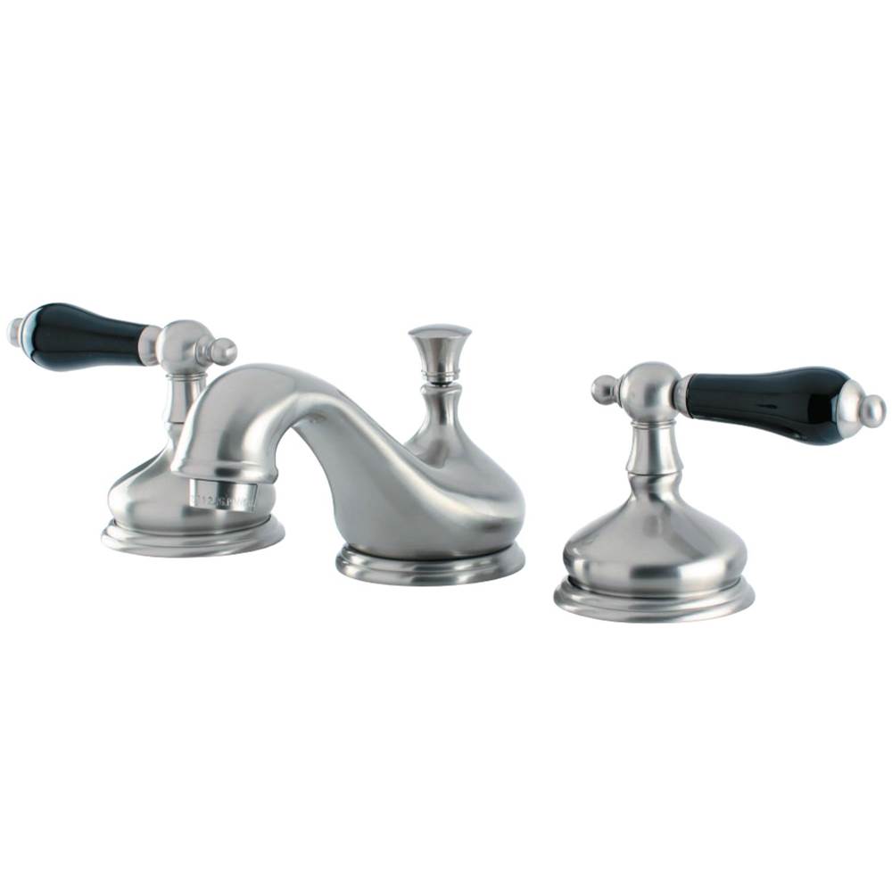 Kingston Brass Duchess Widespread Bathroom Faucet with Brass Pop-Up, Brushed Nickel