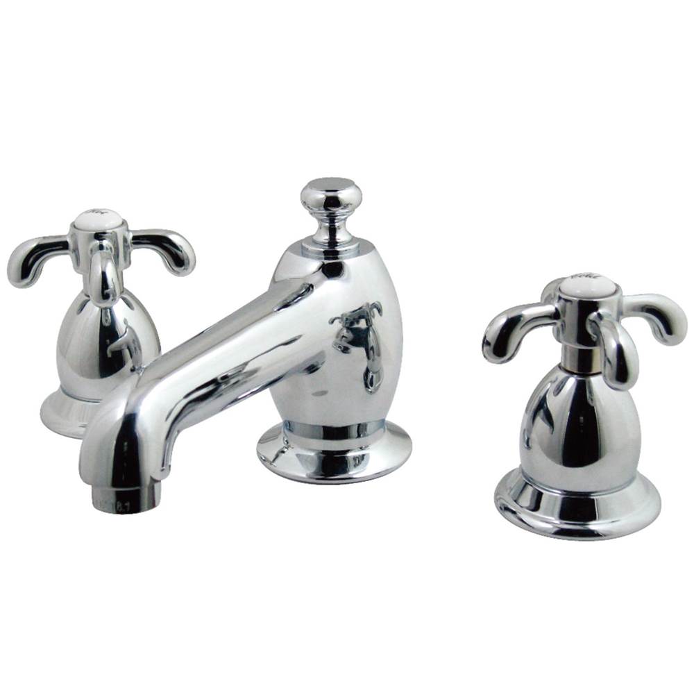 Kingston Brass 8 in. Widespread Bathroom Faucet, Polished Chrome