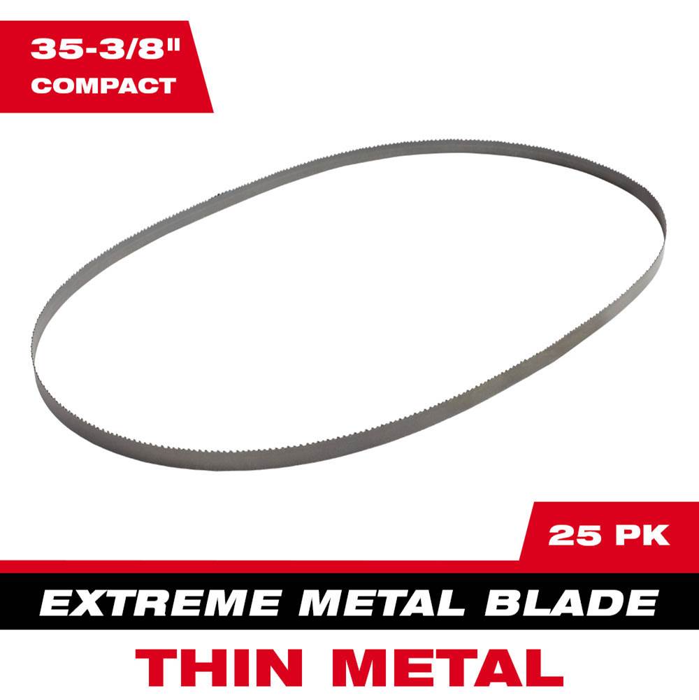 Milwaukee Tool Extreme Thin Metal Bandsaw Blades 25Pk Compact