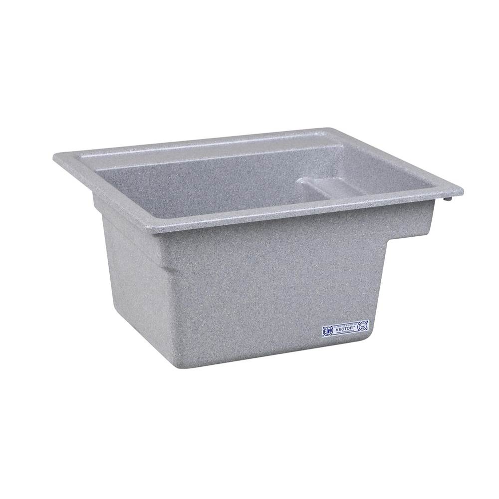 Mustee And Sons Vector Multi Task Sink, 22''x25'', Twilight