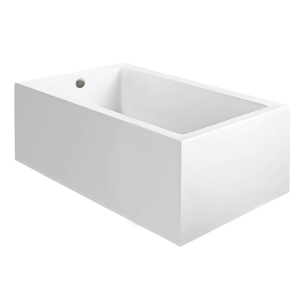 MTI Baths Andrea 12A Acrylic Cxl Sculpted 3 Side Air Bath - White (59.75X42)