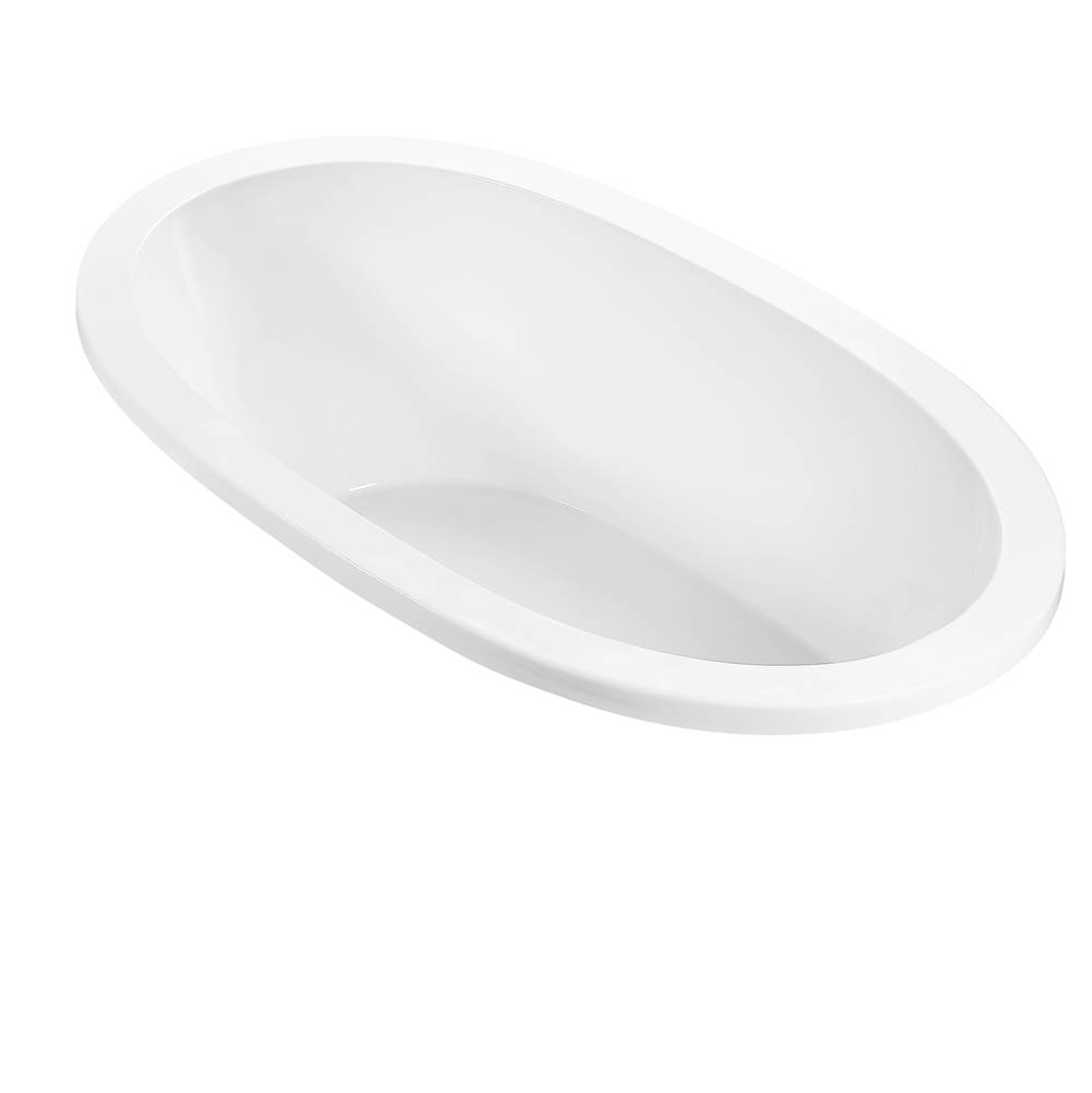 MTI Baths Adena 4 Acrylic Cxl Drop In Air Bath Elite/Stream - White (72.5X36.375)