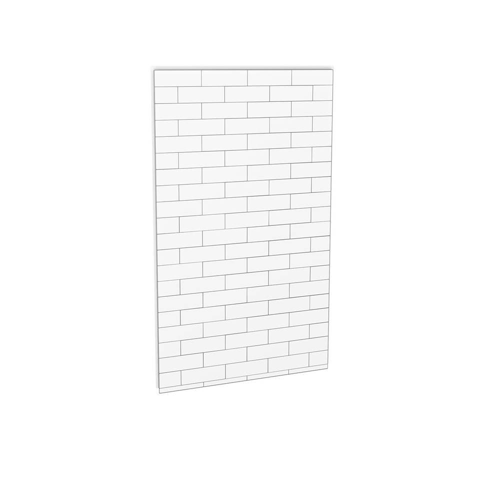 Maax Utile 48 in. Composite Direct-to-Stud Back Wall in Metro Tux