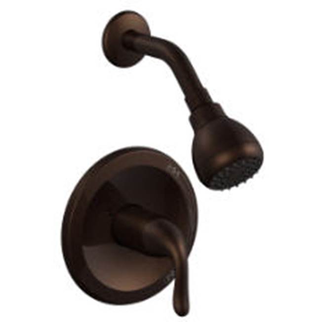 OmniPro Oil Rubbed Bronze Shower Trim Only Metal Lever Hndl, Decorative Shower Head, JOB Pack