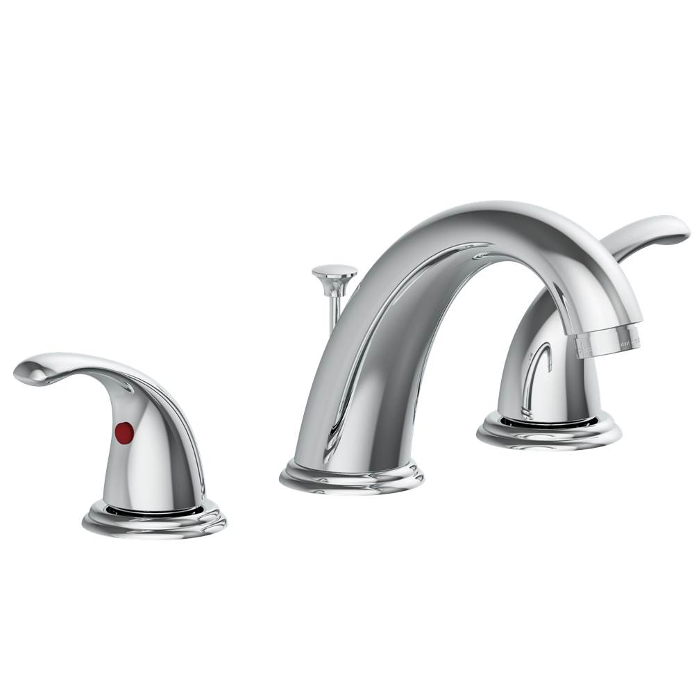 OmniPro 8'' Two Handle Lavatory Faucet, Chrome Finish