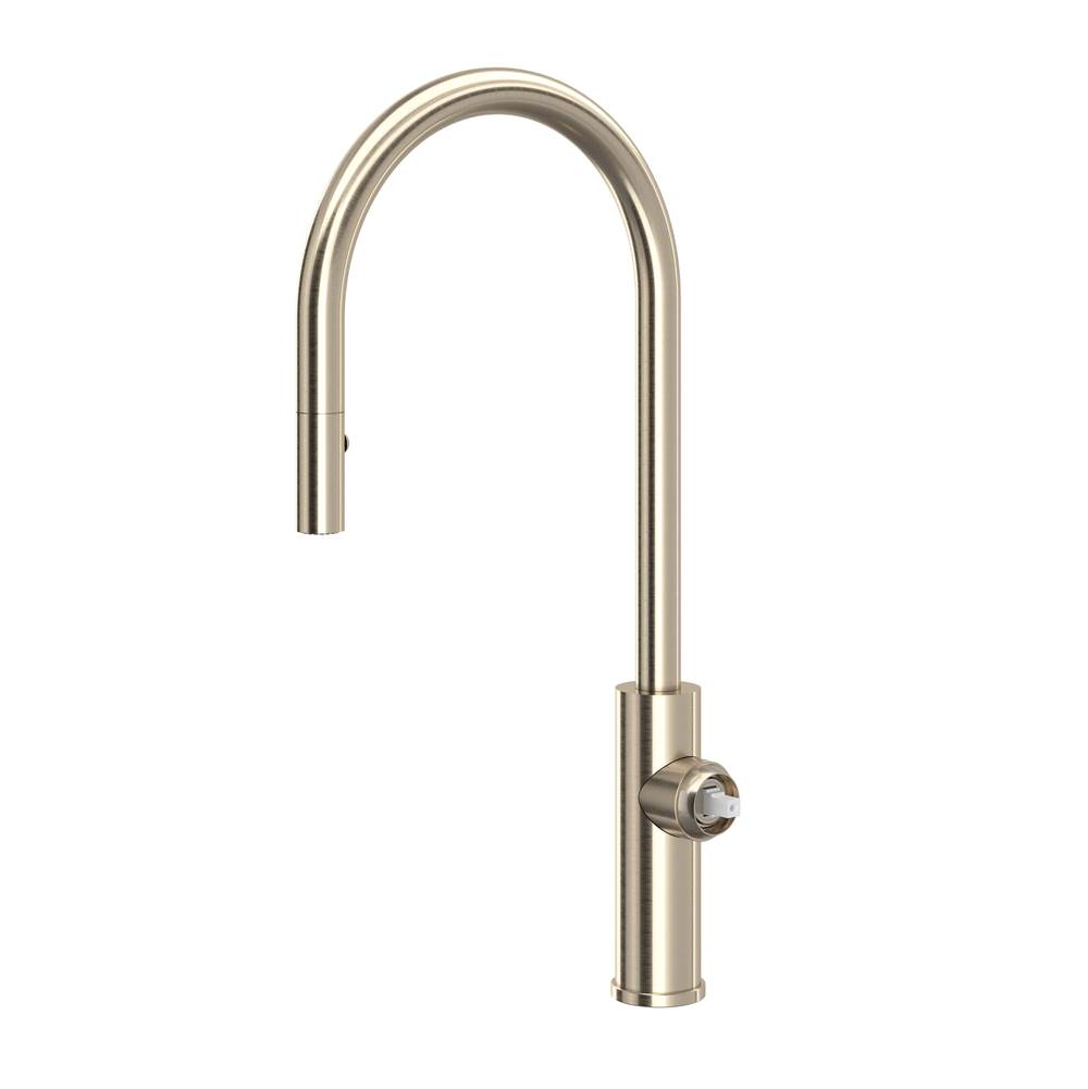 Rohl Eclissi™ Pull-Down Kitchen Faucet With C-Spout - Less Handle