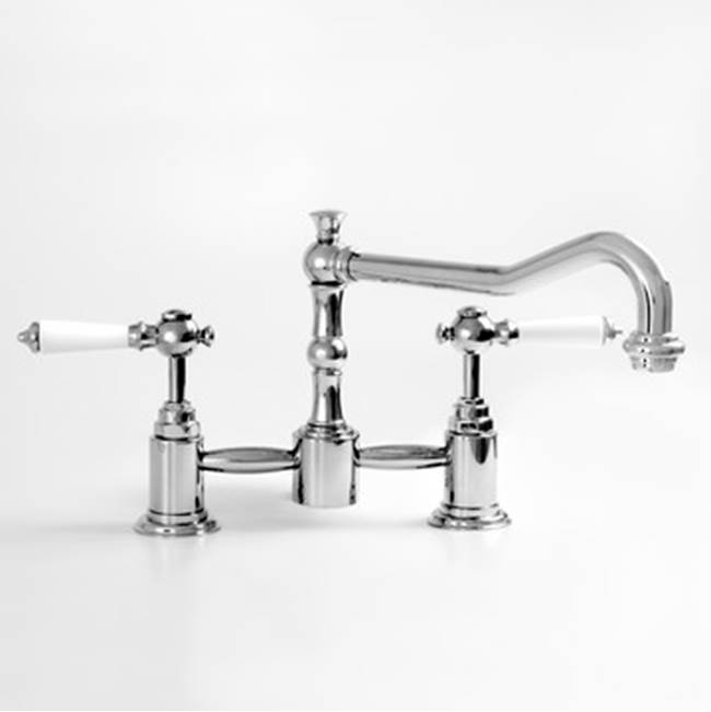 Sigma Pillar Style Kitchen Faucet W/ Swivel Spout Waldorf Polished Brass Pvd .40