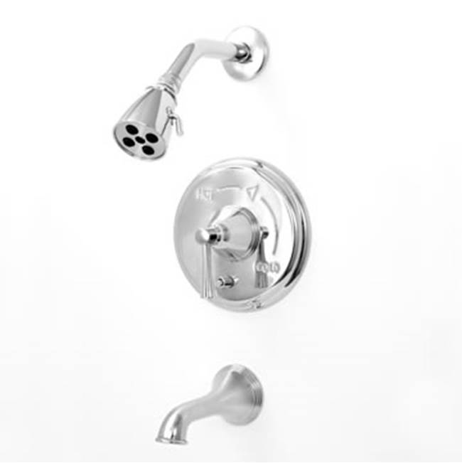Sigma Pressure Balanced Tub & Shower Set Trim (Includes Haf And Wall Tub Spout) Chicago Polished Brass Pvd .40