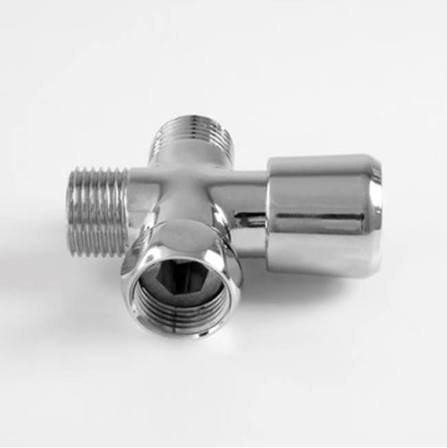 Sigma Push Pull diverter for Exposed Shower Neck 1/2'' NPT. Swivels and diverts water Handshower Wands SATIN COPPER .28