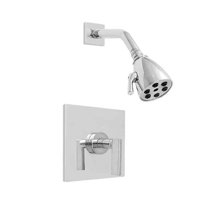 Sigma Pressure Balanced Shower Set With 9'' Plate Trim (Includes Haf And Wall Tub Spout) Stixx Sable Bronze .80
