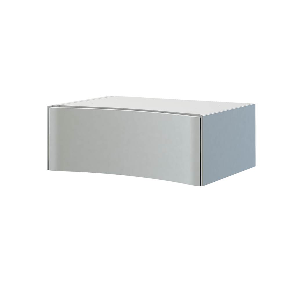 Sapphire Bath 24''W x 9''H x 15.4/16.9''D Soho Collection Matte White Movable Cabinet/ Extra Drawer