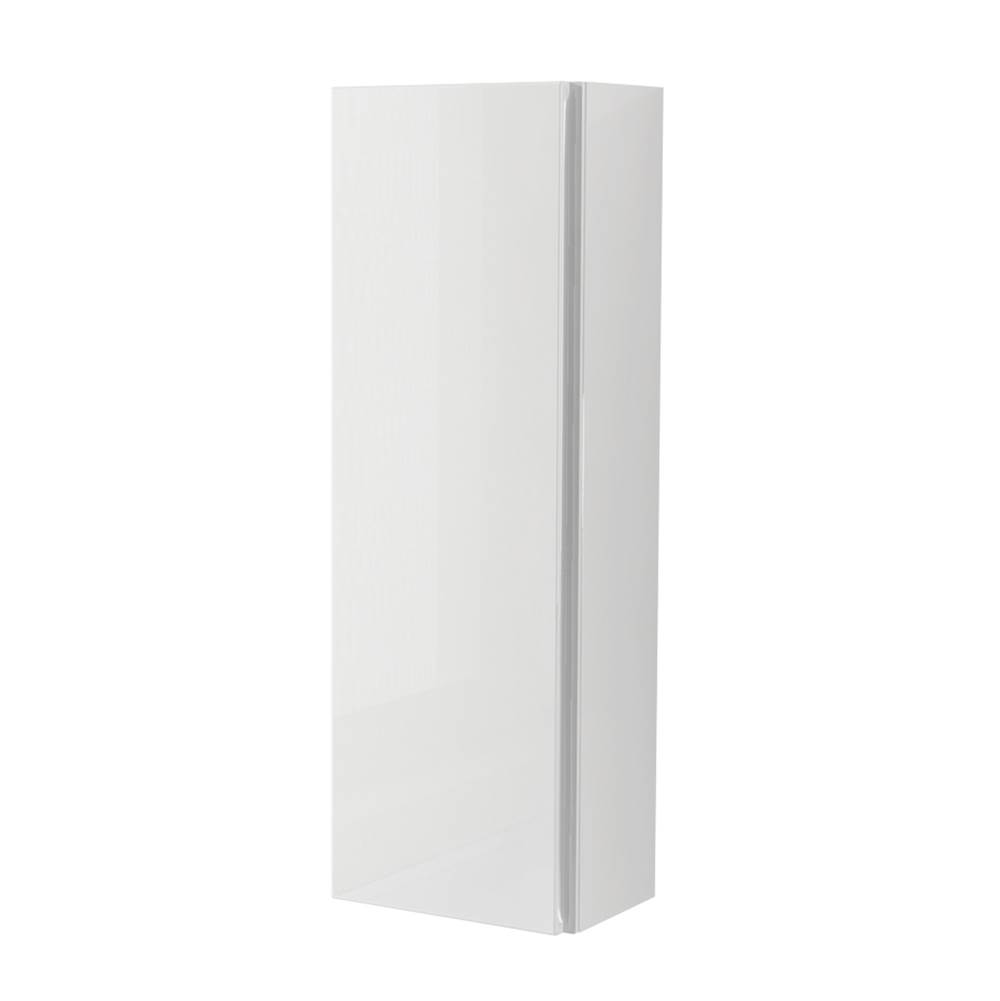 Sapphire Bath 7.9''W x 23.6''H x 5.5''D General Collection White Glossy Wall Cabinet W/ Door