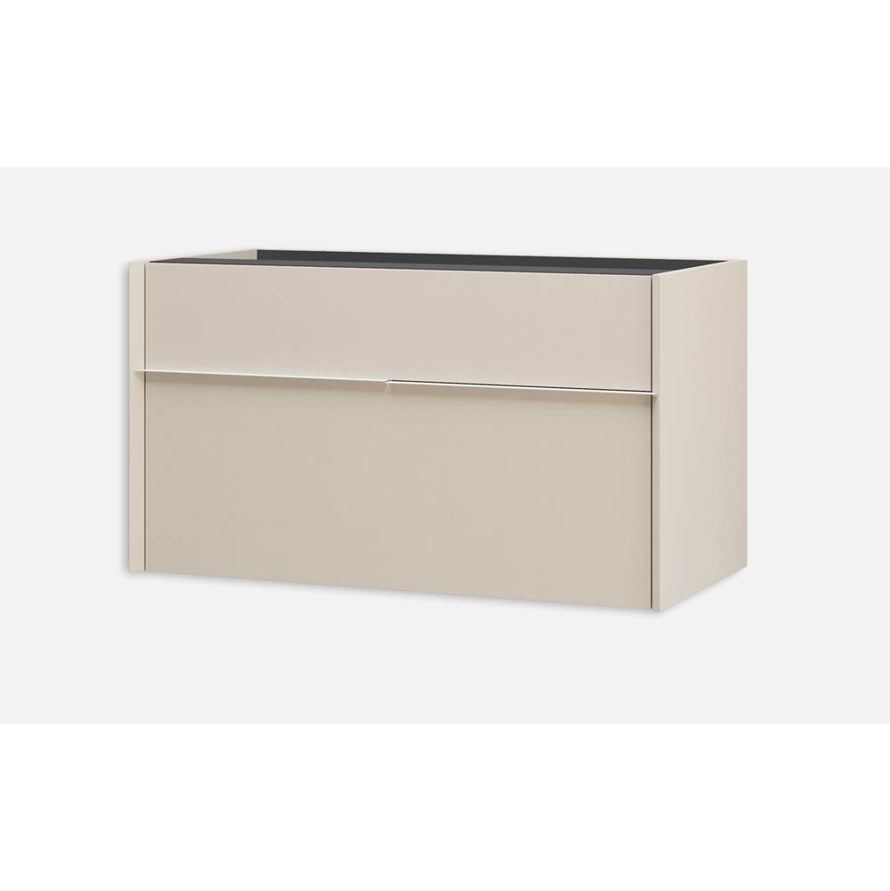 Sapphire Bath SPACE 35'' x 18'' x 20'' Base unit with 2 drawers in Brushed white, Soft Closing