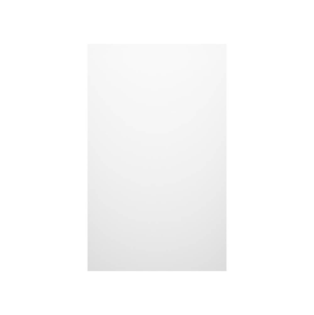 Swan SS-6296-1 62 x 96 Swanstone Smooth Glue up Bathtub and Shower Single Wall Panel in White