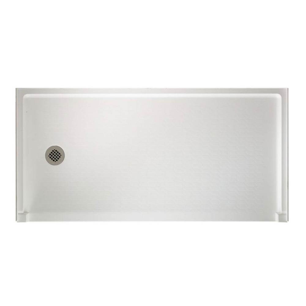 Swan SBF-3060 30 x 60 Swanstone Alcove Shower Pan with Left Hand Drain in Sandstone