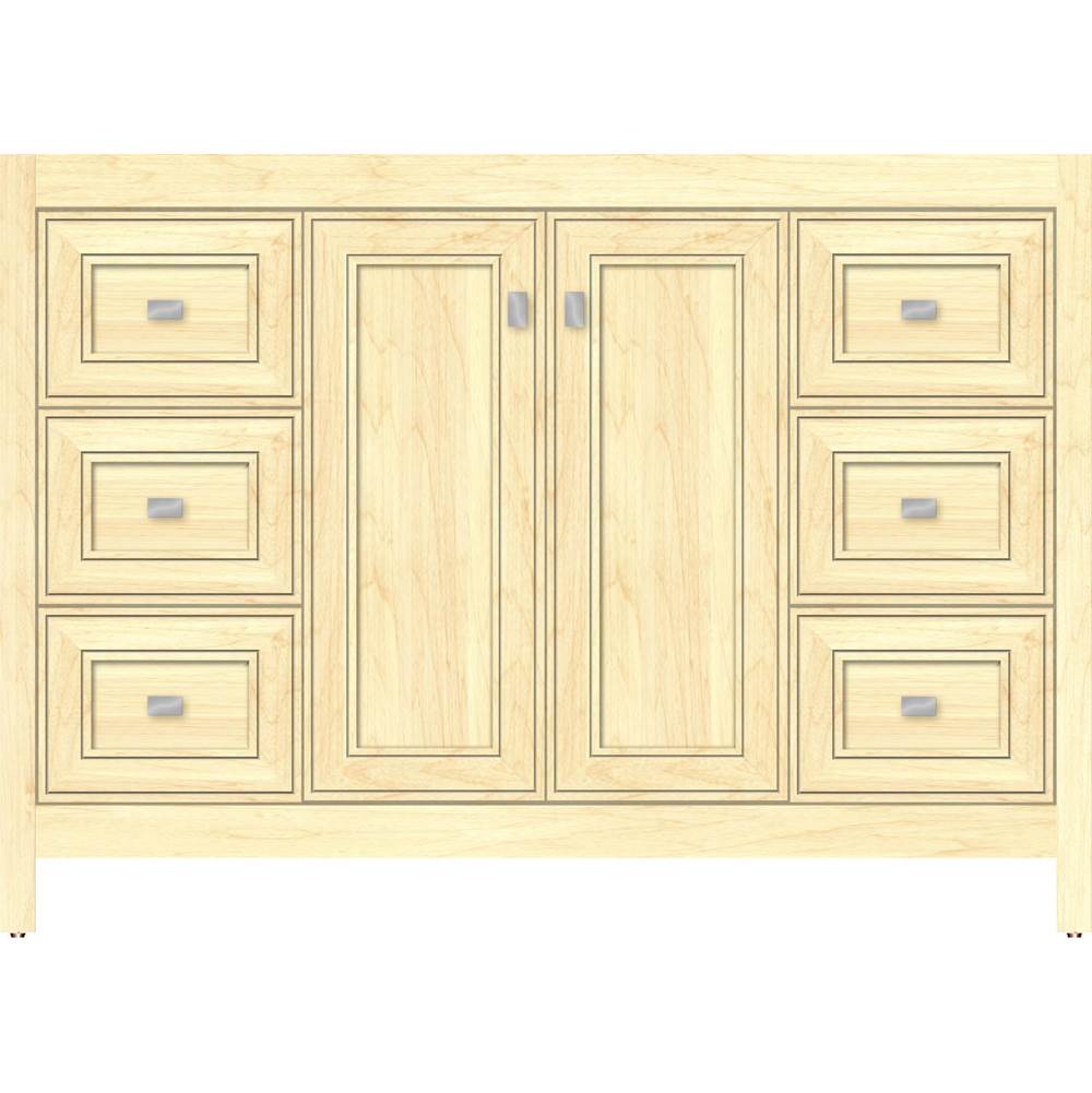 Strasser Woodenworks 48 X 18.5 X 34.5 Alki View Vanity Deco Miter Nat Maple Sb