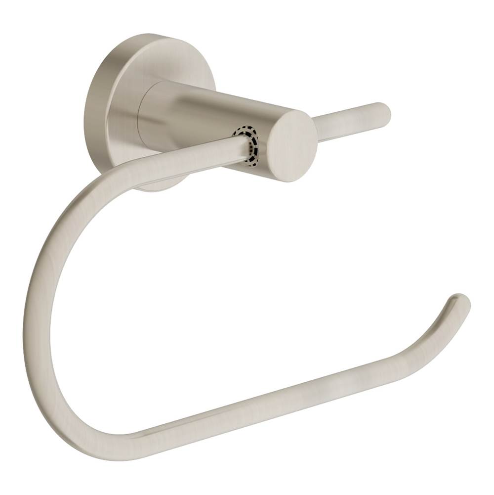 Symmons Dia Wall-Mounted Toilet Paper Holder in Satin Nickel
