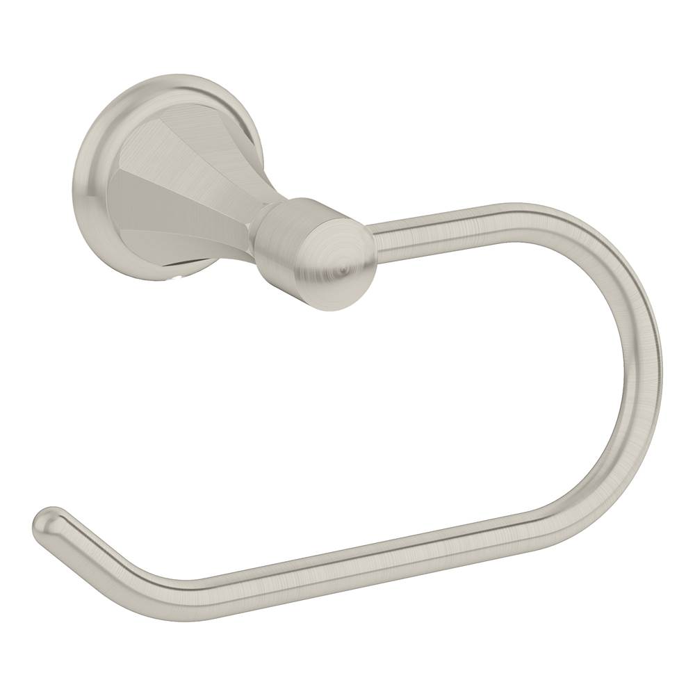 Symmons Canterbury Wall-Mounted Toilet Paper Holder in Satin Nickel