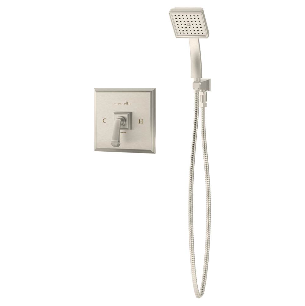 Symmons Oxford Single Handle 1-Spray Hand Shower Trim in Satin Nickel - 1.5 GPM (Valve Not Included)