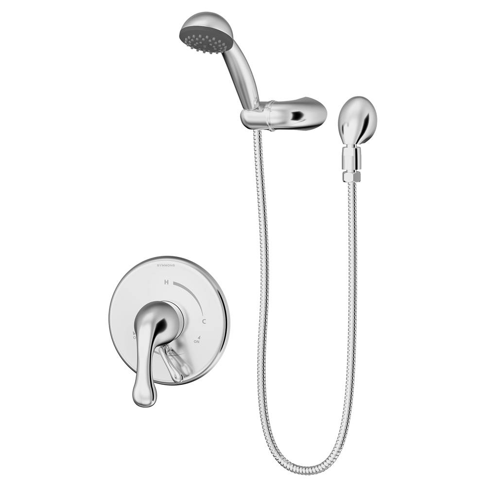 Symmons Unity Single Handle 1-Spray Hand Shower Trim in Polished Chrome - 1.5 GPM (Valve Not Included)
