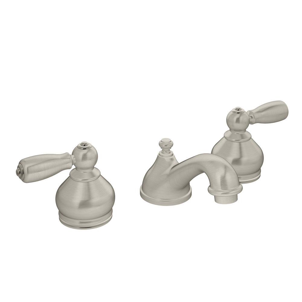 Symmons Allura Widespread 2-Handle Bathroom Faucet with Drain Assembly in Satin Nickel (1.0 GPM)
