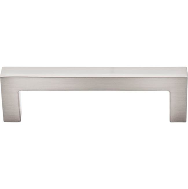Top Knobs Square Bar Pull 3 3/4 Inch (c-c) Brushed Satin Nickel