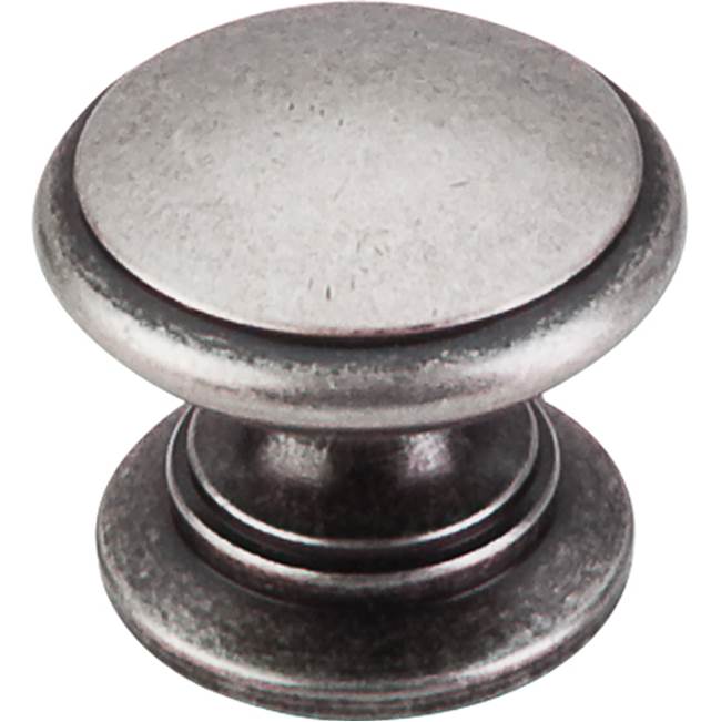 Top Knobs Ray Knob 1 1/4 Inch Pewter Antique