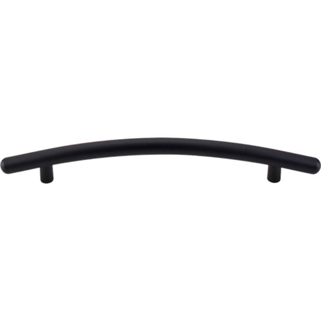 Top Knobs Curved Bar Pull 6 5/16 Inch (c-c) Flat Black