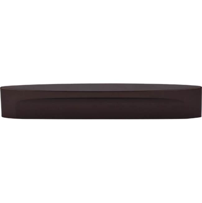 Top Knobs Oval Long Slot Pull 5 Inch (c-c) Oil Rubbed Bronze