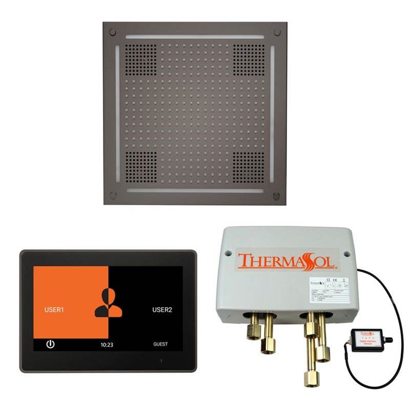 ThermaSol The Wellness Hydrovive Shower Package with 10'' ThermaTouch Square