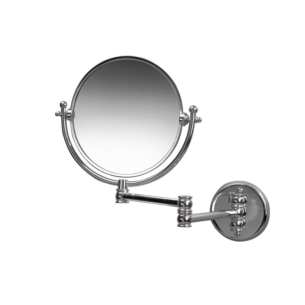 Valsan Classic Polished Nickel Wall Mounted X3 Mag Mirror