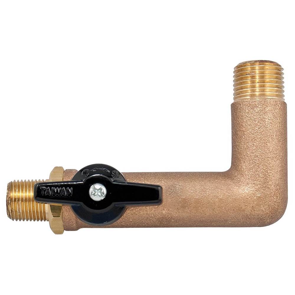 Watts Oil Tank Valve With 1/2 X 3/8 In Male Threaded Connections